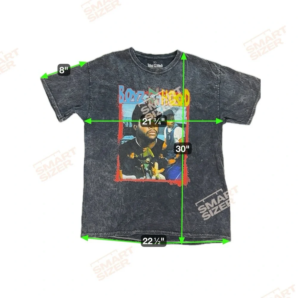 Boyz N The Hood Graphic T-Shirt Mens Large Acid Wash Black Ice Cube Movie Tee 90